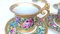 Kaffeetassen aus Capodimonte Porzellan mit Blumenmotiven, 6 . Set 10