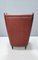 Mod. 512 Skai Wingback Chair by Gio Ponti for Isa Bergamo, 1950s 9