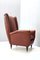 Mod. 512 Skai Wingback Chair by Gio Ponti for Isa Bergamo, 1950s 6