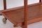 Mesa Tray de teca con dos bandejas de Poul Hundevad para Hundevad & Co., Imagen 9