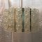 Italian Vintage Murano Glass and Chrome Chandelier by Zeroquattro 4