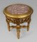 Louis XV Style Giltwood Rouge Marble Lamp Table 5