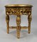 Louis XV Style Giltwood Rouge Marble Lamp Table, Image 4