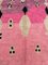 Moroccan Wool Rug in Pink, Image 6