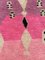 Tappeto marocchino in lana rosa, Immagine 7