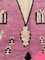 Tappeto marocchino in lana rosa, Immagine 3