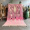 Moroccan Wool Rug in Pink 2