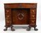 Late 18th Century Mahogany Desk with Carved Feet, Image 2