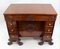 Late 18th Century Mahogany Desk with Carved Feet, Image 1