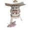 Japanischer Vintage Pagode Kerzenhalter aus Schmiedeeisen 6
