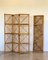 Vintage Bamboo and Leather Screens, 1970s, Set of 2 2