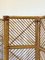 Vintage Bamboo and Leather Screens, 1970s, Set of 2 6