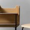 Consolle in legno con sedie, anni '60, set di 3, Immagine 5