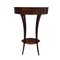 Antique French Side Table in Mahogany and Inlaid Brass, 1830 4