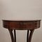 Antique French Side Table in Mahogany and Inlaid Brass, 1830 12