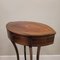 Antique French Side Table in Mahogany and Inlaid Brass, 1830 13