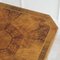 Vintage Octagonal Side Table in Root Wood Veneer 6
