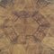 Mesa auxiliar vintage octogonal de chapa de madera de raíz, Imagen 5