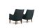 Set of Av-53 Easy Chairs by Arne Vodder for Ivan Schlechter, Denmark, 1953 5