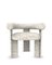 Sedia moderna da collezione in tessuto Graphite Ivory di Alter Ego, Immagine 1