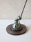 Vintage French Industrial Jielde Table Lamp in Green Patina from Jieldé, 1950s, Image 12