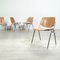 DSC Axis 106 Chairs by Giancarlo Piretti for Castelli, 1970s, Set of 4, Image 1