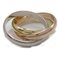 CARTIER Trinity Ring Ring Gold K18 [Gelbgold] Drei Gold Gold 3