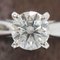 CARTIER solitaire diamond ring Pt950 platinum 0.39ct G VS1 EX 2.8g 3