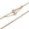CARTIER K18PG Pink Gold C Heart Necklace Diamond 5.1g 40cm Ladies, Image 5