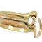 Cartier Trinity Boucles d'oreilles K18 Yg Pg Wg 3 Color Three Gold Hoop 750 Clip On, Set de 2 5