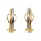Cartier Trinity Boucles d'oreilles K18 Yg Pg Wg 3 Color Three Gold Hoop 750 Clip On, Set de 2 2