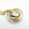 CARTIER TrinityNecklace Necklace Gold K18 [Yellow Gold] K18PG[Rose Gold] Gold 7
