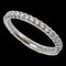 CARTIER K18WG White Gold Etancel Full Eternity Ring B4077947 Diamond 47 1.7g Women's, Image 1