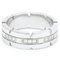 CARTIER Tank Francaise White Gold [18K] Anello Fashion Diamond Band in argento, Immagine 3