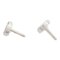 Cartier Love Earring Pierced Earrings Earring Silver K18Wg[Whitegold] Silver, Set of 2 3