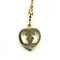 2C Heart Charm Necklace in 750 Engraved Gold from Cartier 4