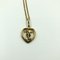 2C Heart Charm Necklace in 750 Engraved Gold from Cartier 3