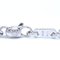 CARTIER Bracelet Figaro 18cm K18WG Or Blanc 290580 3