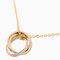 CARTIER Trinity Pendant Women's Necklace 750 Yellow Gold 1