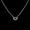 Heart Necklace with Pendant in K18wg White Gold from Cartier 1