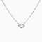 Herz Halskette mit Anhänger aus K18wg Weißgold von Cartier 1