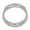 CARTIER Ring Women's 750WG 8P Full Diamond Love White Gold #48 Approx. No. 8 Polished 3