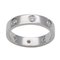 CARTIER Ring Women's 750WG 8P Full Diamond Love White Gold #48 Approx. No. 8 Polished, Image 2