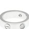 CARTIER Love Love Ring White Gold [18K] Fashion Diamond Band Ring Silver 7