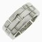 CARTIER Mailon Panthere 3 Row B4075000 K18 White Gold No. 10.5 Women's Ring 1