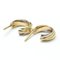 Cartier Trinity De No Stone Pink Gold [18K],White Gold [18K],Yellow Gold [18K] Hoop Earrings Gold,Pink Gold,Silver, Set of 2 7