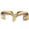Cartier Trinity De No Stone Pink Gold [18K],White Gold [18K],Yellow Gold [18K] Hoop Earrings Gold,Pink Gold,Silver, Set of 2 9