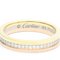 CARTIER Vendome Diamond Ring Pink Gold [18K],Yellow Gold [18K] Fashion Diamond Band Ring Gold, Image 6
