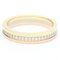 CARTIER Vendome Diamond Ring Pink Gold [18K],Yellow Gold [18K] Fashion Diamond Band Ring Gold, Image 3