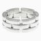 CARTIER Maillon Panthere Ring White Gold [18K] Fashion No Stone Band Ring Silver 1